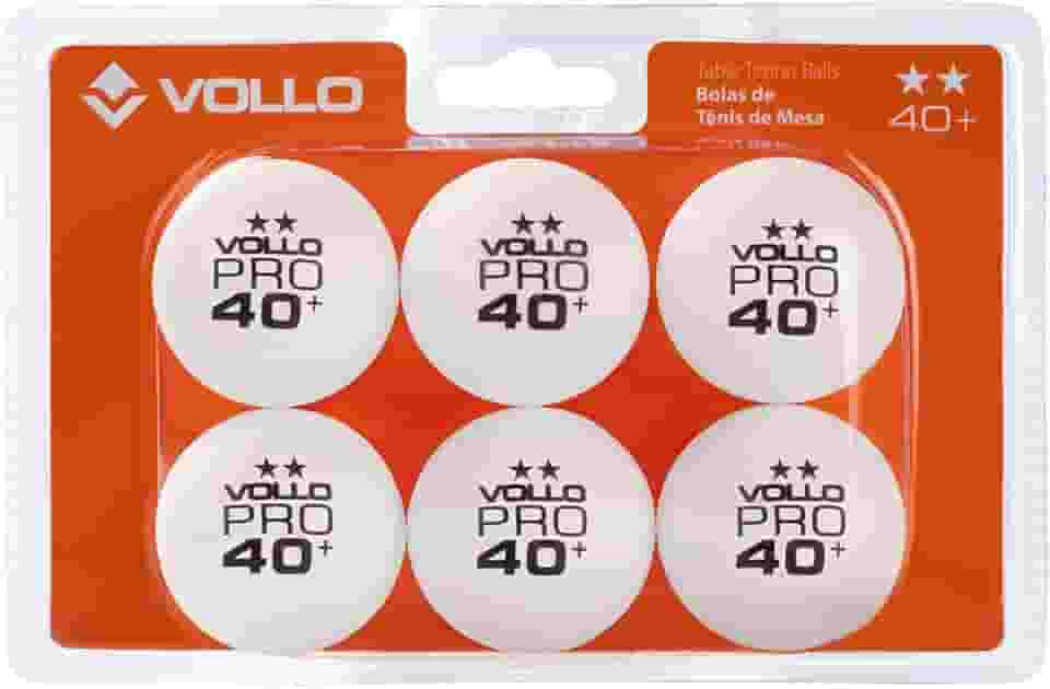 Vollo Kit 6 Bolas de Tênis de Mesa