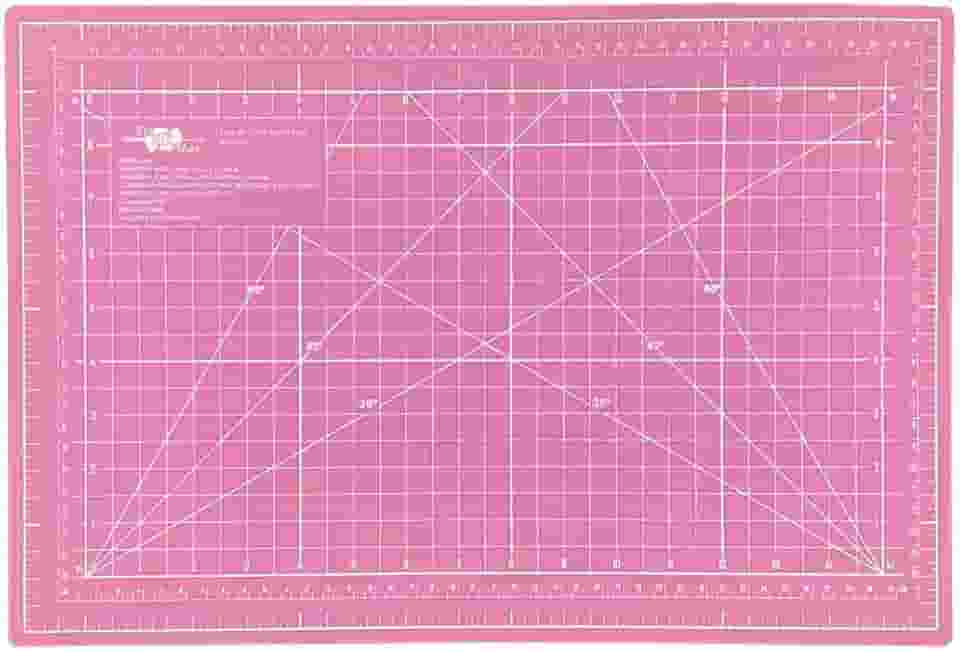 Base Para Corte De Mesa A3 Dupla Face Patchwork Artesanato (Rosa)
