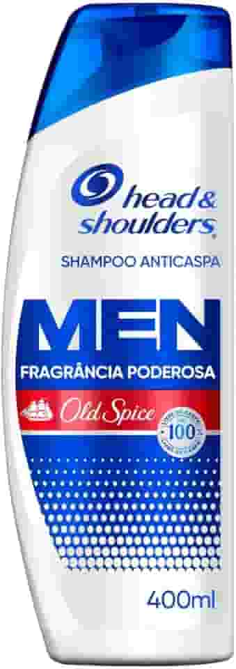 Head & shoulders & Shampoo Anticaspa Masculino com Old Spice Para Cabelo Oleoso 400 Ml, &