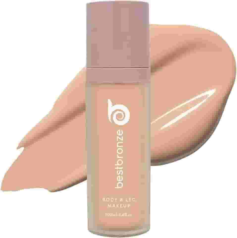 Best Bronze Bombshell Maquiagem Corporal e para Pernas - Maquiagem à Prova D'água para Pernas e Base Corporal - para Cicatrizes, Cobertura de Varizes e Corretivo para Pernas (NW20 Bege neutro quente)