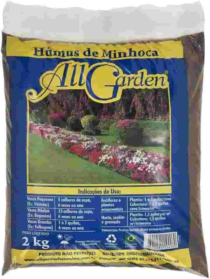 Adubo All Garden Humus de Minhoca 2kg