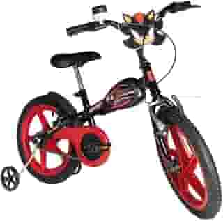 Verden Bicicleta Infantil Sonic Shadow Aro 16 com Rodinhas de apoio