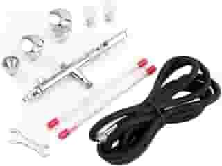 Fengda Conjunto de Aerógrafo Multifuncional Timbertech, Kits de Aerógrafo de Alimentação por Gravidade de Dupla Ação Ag-183K com Agulhas de 0,3/0,5/0,8 Mm, Copo de Fluido de 2/5/13 Cc para Decoração d