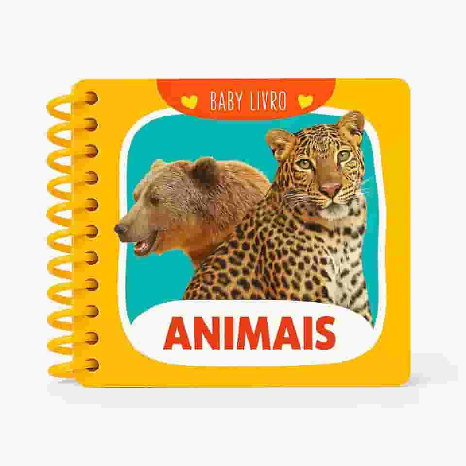 Mini Livros Brinquedos Educativos 2 anos Para Menino e Menina Tema Animais
