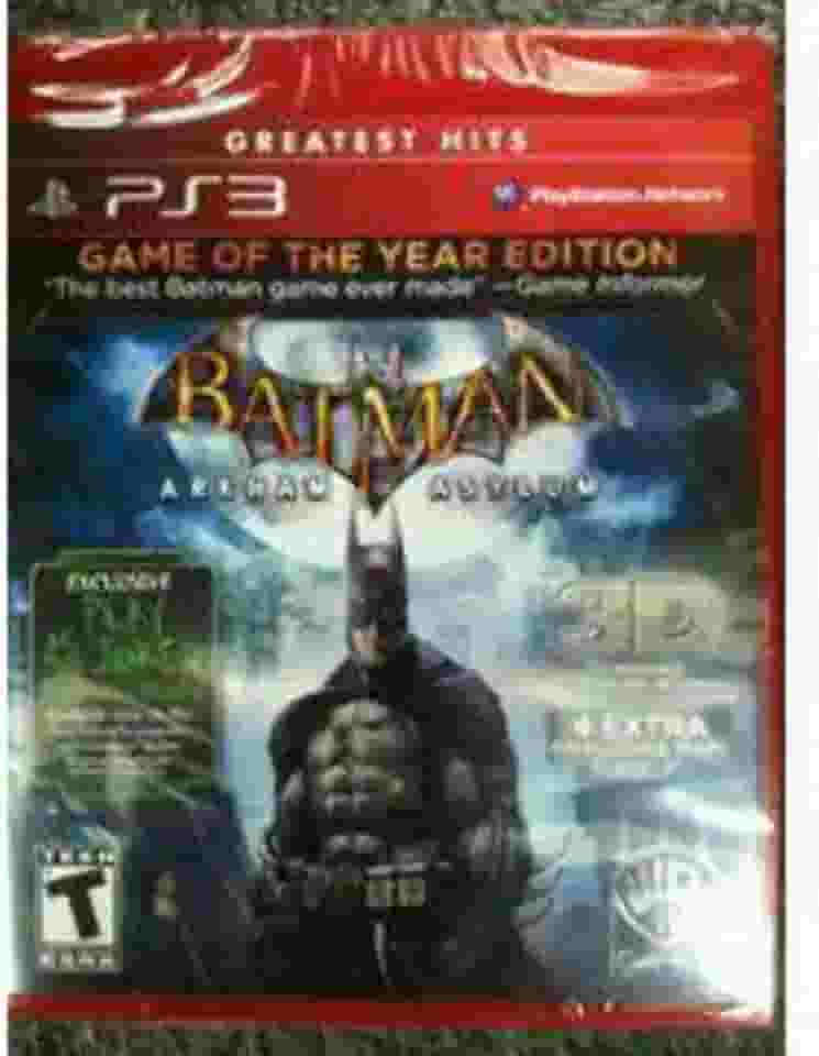 Jogo Batman Arkham Asylum - Ps3 Mídia Física Usado