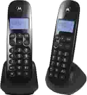Telefone sem Fio Motorola MOTO700-MRD2 +1 Ramal com Identificador de Chamadas Digital Preto