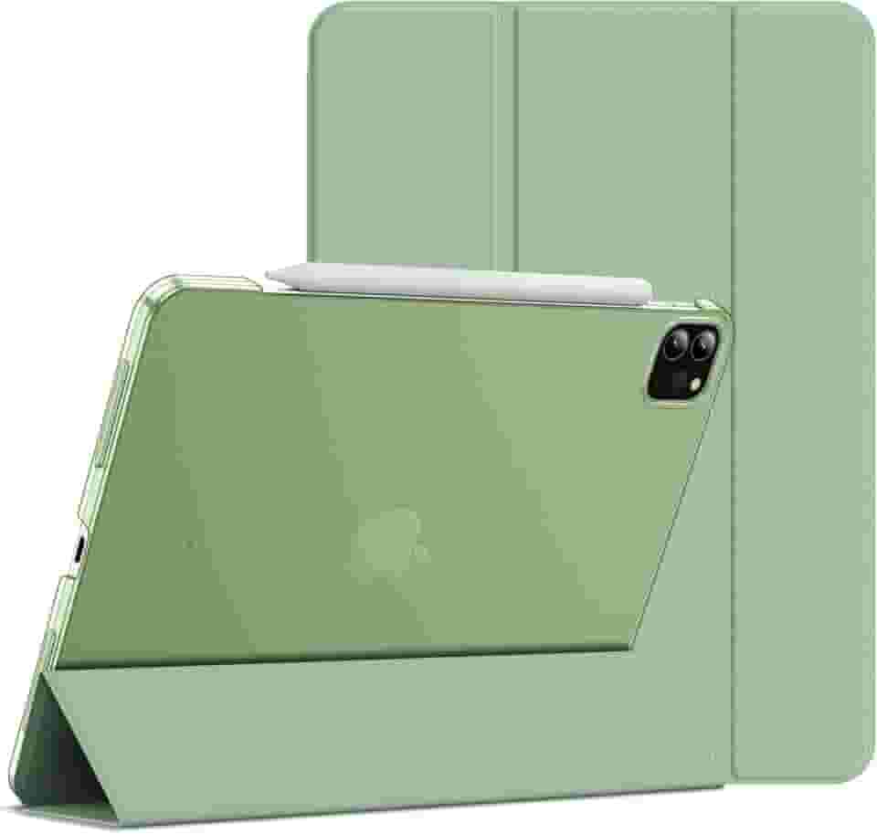 JETech Capa para iPad Pro 11 Polegadas, Modelo 2022/2021/2020/2018 (4ª/3ª/2ª/1ª Geração), Compatível com Pencil, Capa Despertar/Suspender Automático (Verde Matcha)