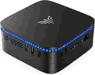 KAMRUI Mini PC AK1PLUS N95, processador Intel N95 (até 3,4 GHz), 8 GB DDR4 RAM 256 GB M.2 SSD, computador desktop 11 PRO suporta SSD de 2,5 polegadas, Dual 4K, WiFi, Ethernet para negócios, escritório