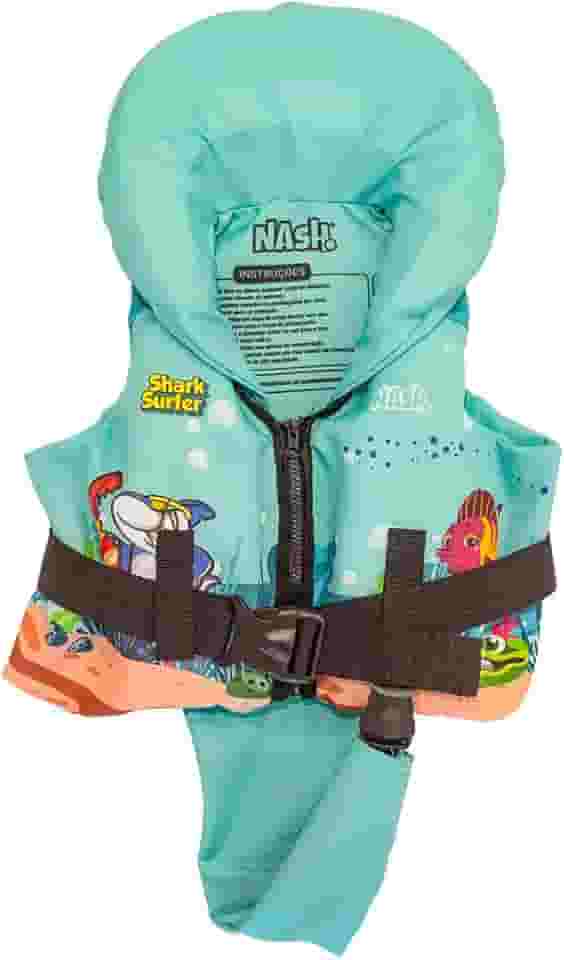 Colete Salva-Vidas Nash com Protetor de Pescoço Tubarão