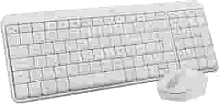 Combo Teclado e Mouse Sem Fio Logitech MK250 Bluetooth com Conectividade Rápida e Fácil, Design Compacto, Mouse Ambidestro, Layout ABNT2, Construção Durável, Compatível com PC e Mac - Branco