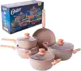 Conjunto de Panelas Oster Marble Eddition - 5 peças Cinza Dust