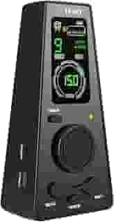 Metrônomo digital VEDO com temporizador, contagem vocal em inglês, operação um toque e display colorido fácil leitura Metrônomo eletrônico com controle volume para piano, guitarra, bateria e violino