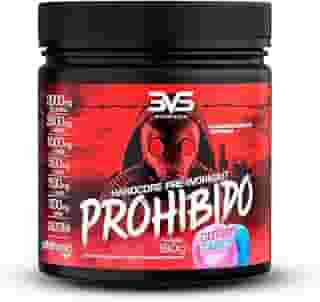 3VS Nutrition Pré Treino Prohibido 180g Sabor Algodão Doce