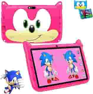 Tablet Infantil 7' Android 13 4GB + 64GB Wi-Fi 5G + Capa Diversão, Aprendizado e Segurança ao alcance das mão Ofereça a melhor experiência digital para o seu filho(ROSA)