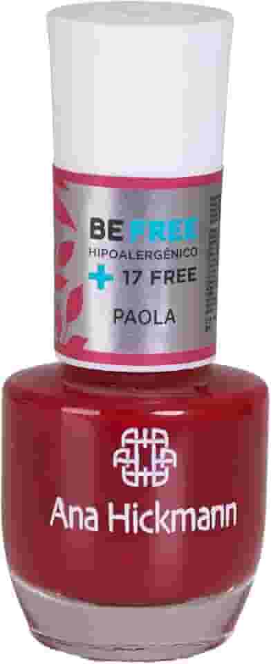 Esmalte Hipoalergênico Ana Hickmann 9ml - Coleção Be Free Paola - Secagem Rápida, Longa Duração, Alta Pigmentação