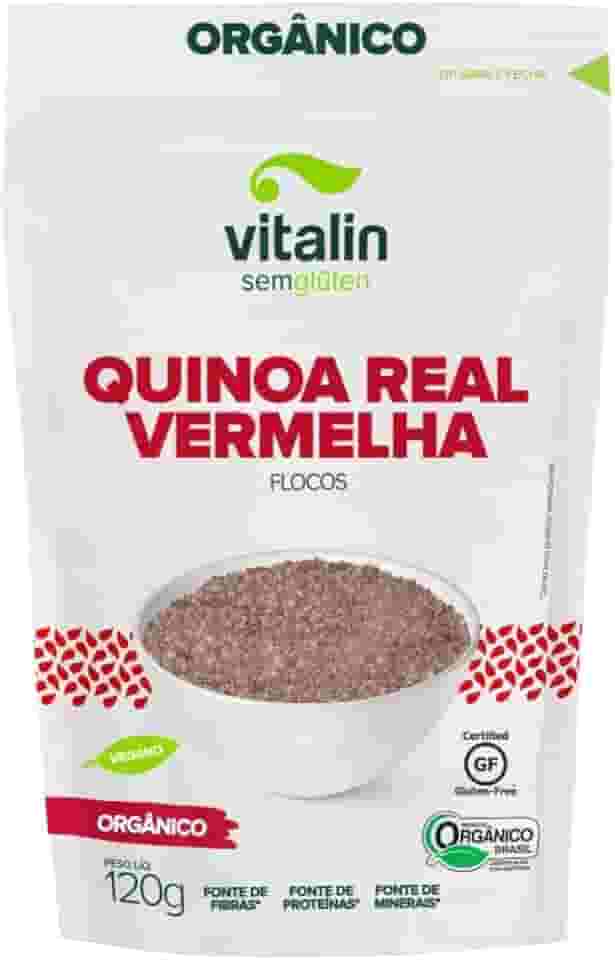 Vitalin Quinoa Real Flocos Orgânica Sem Glúten 120G