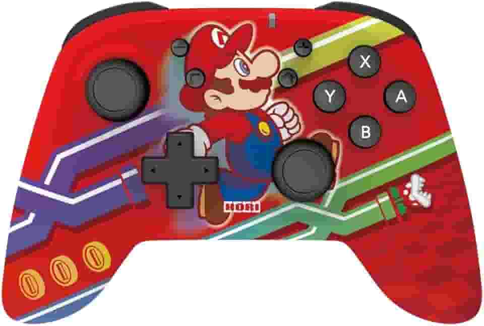 Controle sem fio Hori Pad Pro - Edição Especial Mario, Licenciado para Nintendo Switch