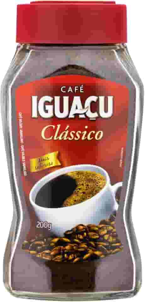 Café Solúvel Granulado Clássico Iguaçu Vidro 200g