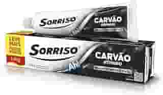 Sorriso Creme Dental Clareador Carvão Ativado 140g