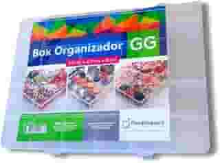 Caixa Organizadora Multiuso para Remédios, Material de Costura, Pregos, Parafusos e diversos objetos pequenos, Estilo Maleta 37cm x 27cm x 6cm