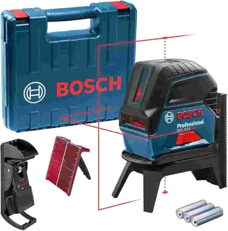 Bosch Nível Laser GCL 2-15 15m com pontos de prumo e suporte