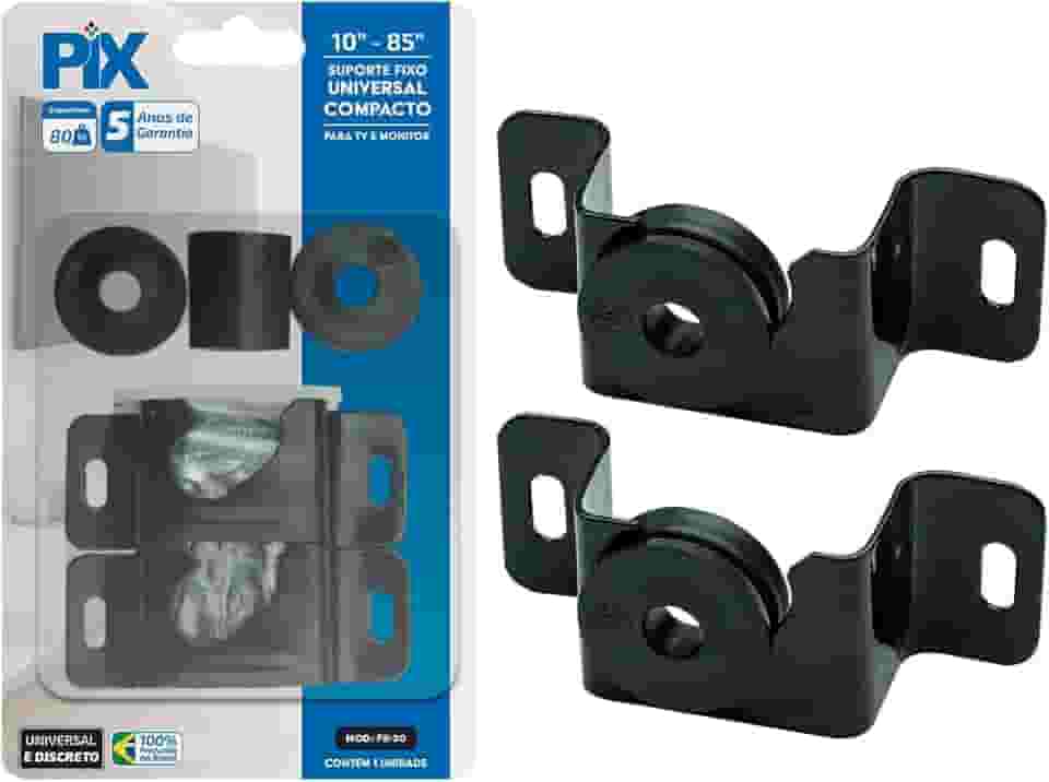 SUPORTE TV FIXO UNIVERSAL 10" A 85" - COMPACTO