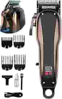 Nova Vida, Maquina de Cortar Cabelo Profissional com Lâmina Ajustável Bateria de Alta Capacidade