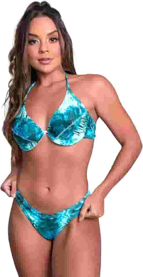 Biquíni MVB Modas Meia Taça Levanta Seios Aro Bojo