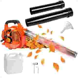 BASCCO - Soprador de Folhas a Gasolina 26 Cilindradas - 2 Tempos, Completo,Potente, Eficiente para Jardim e Limpeza externa