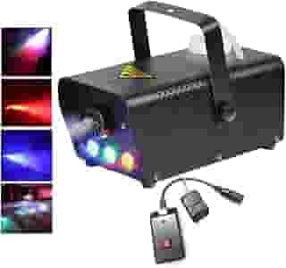 Maquina De Fumaça 1000w Luzes Rgb Led Iluminação Controle Remoto DMX DJ Festa (220v)