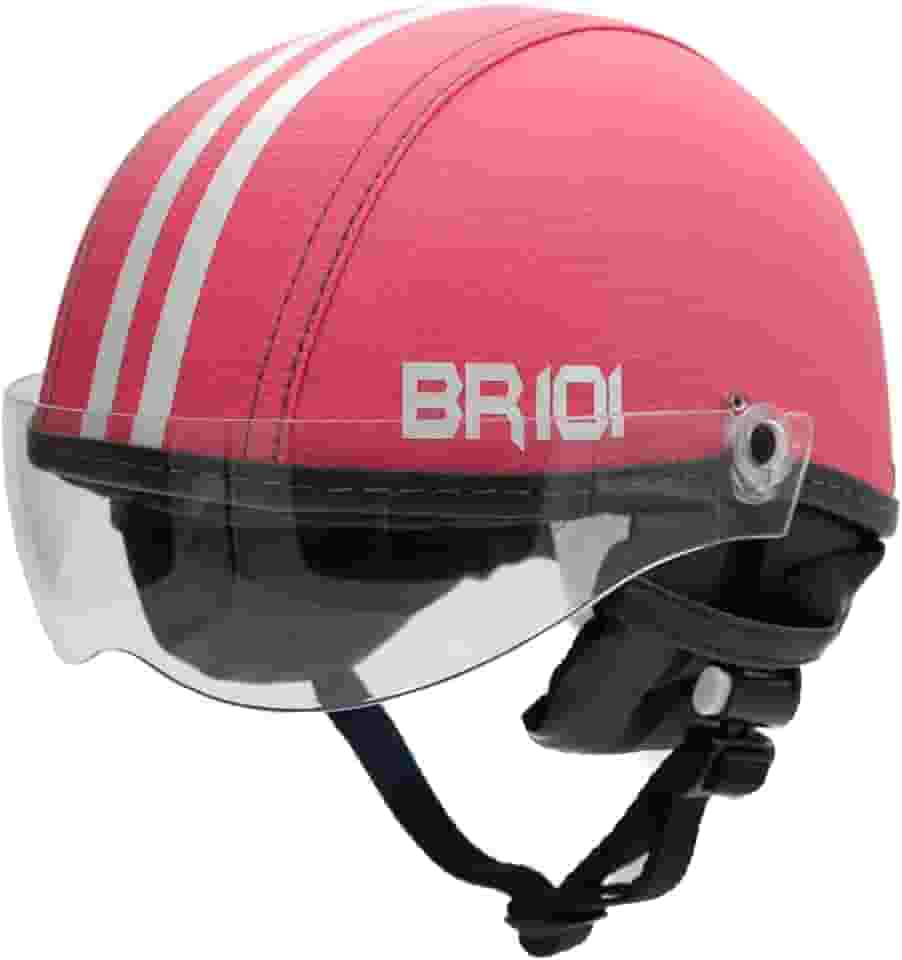 Capacete Coquinho Scooter Elétrica Bike Skate Patinete BR 101 Premium Viseira Cristal