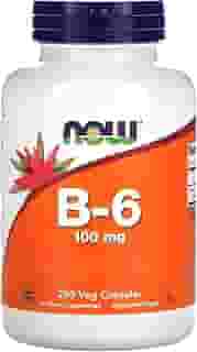NOW Foods Vitamina B-6 100mg 250 Cáps Importado