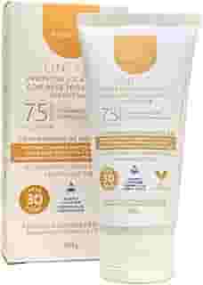 Protetor Solar Facial FPS 75 Natural Vegano com base 50g