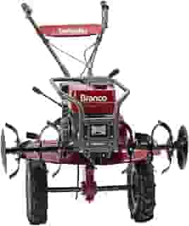 Motocultivador Arador Tratorito com Enxada Rotativa 7,5 cv Branco Com 24 lâminas, largura de corte de 800 mm e profundidade ajustável entre 150 e 300 mm