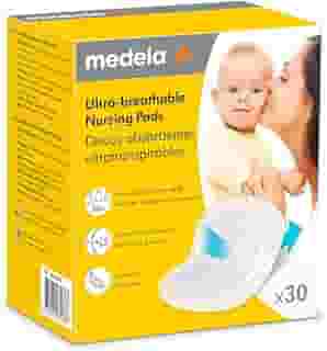 Absorventes Descartáveis para Seios Ultra Respiráveis Medela | Altamente Absorventes, Respiráveis e Discretos para maior Conforto, 30 unidades/caixa
