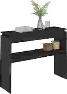 Aparador com prateleira CRETA cor Preto - Artely