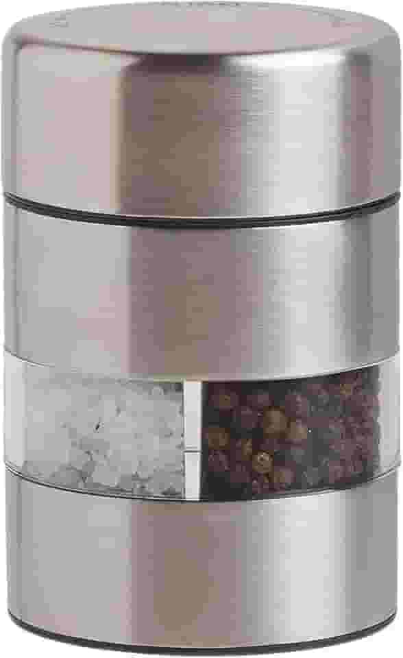 Moedor de pimenta e sal de aço inoxidável Olde Thompson, moedor duplo, 5 cm - l