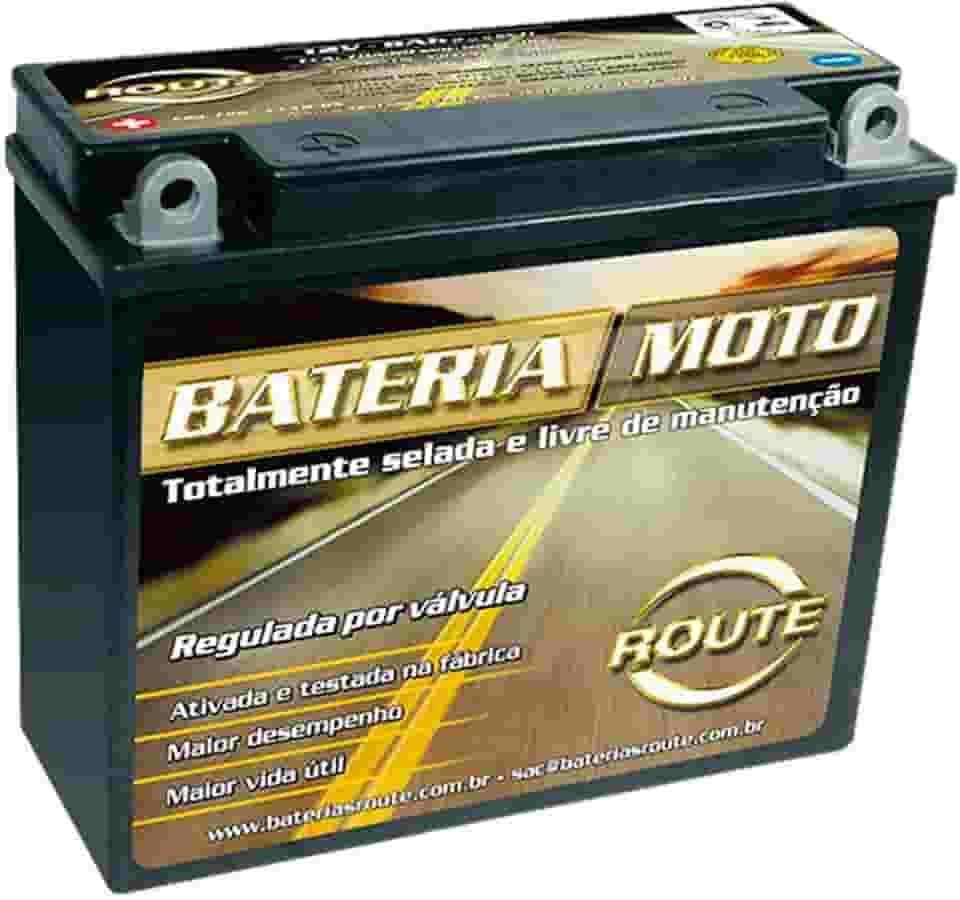 Bateria Route YTX8-BS Motos Honda NX 150/200, CBX 150 Aero, Strada, Sahara, XR200 e Yamaha Neo, TDM, XT 225