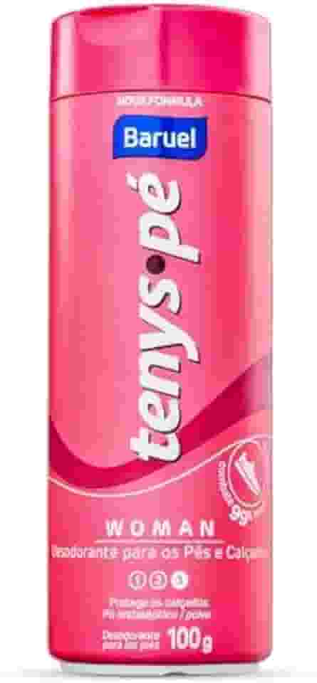 Tenys Pé Baruel Woman Pó 100g - Desodorante em pó para os pés