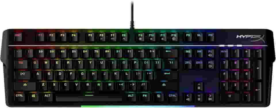 HyperX Alloy MKW100 - Mechnical Gaming Keyboard (US Layout), Modelo: 4P5E1AA#ABA, Cor: Preto