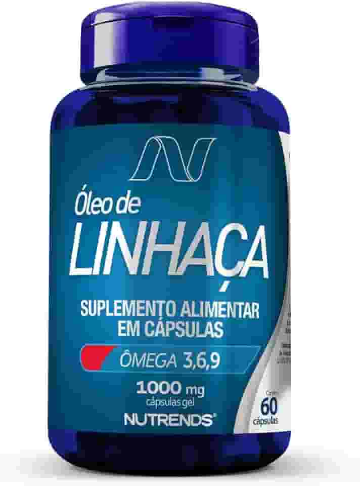 Nutrends Óleo De Linhaça 1000Mg 60 Cápsulas