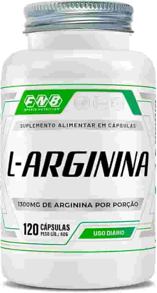 L-arginina 100% Pura 120 Cápsulas 500mg - FNB
