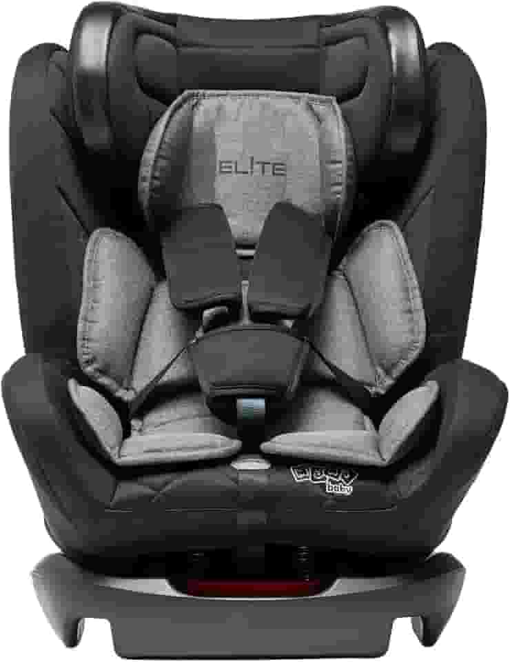 Cadeira de Carro Infantil 0 a 36Kg Elite 4 em 1 Preto e Cinza Ônix - Maxi Baby