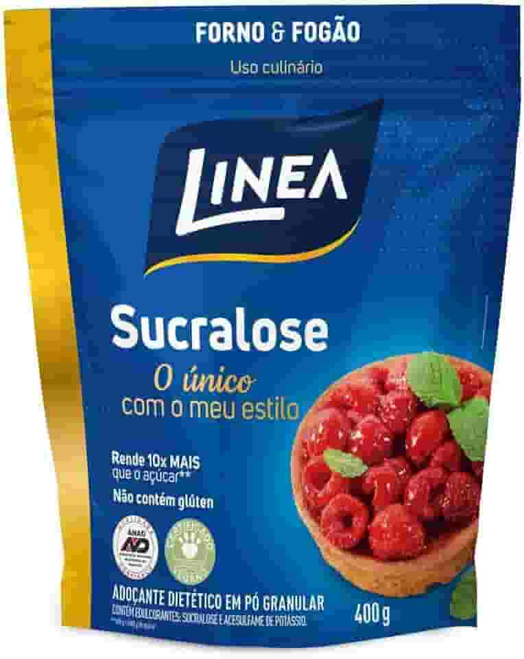 Linea Adoçante Culinário em Pó Sucralose Forno e Fogão 400g