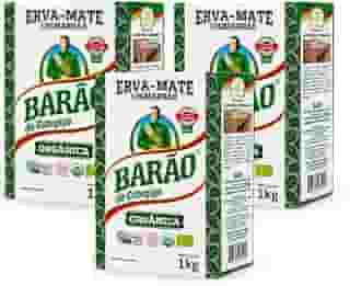 Erva Mate Barão Orgânica Vácuo 1 kg