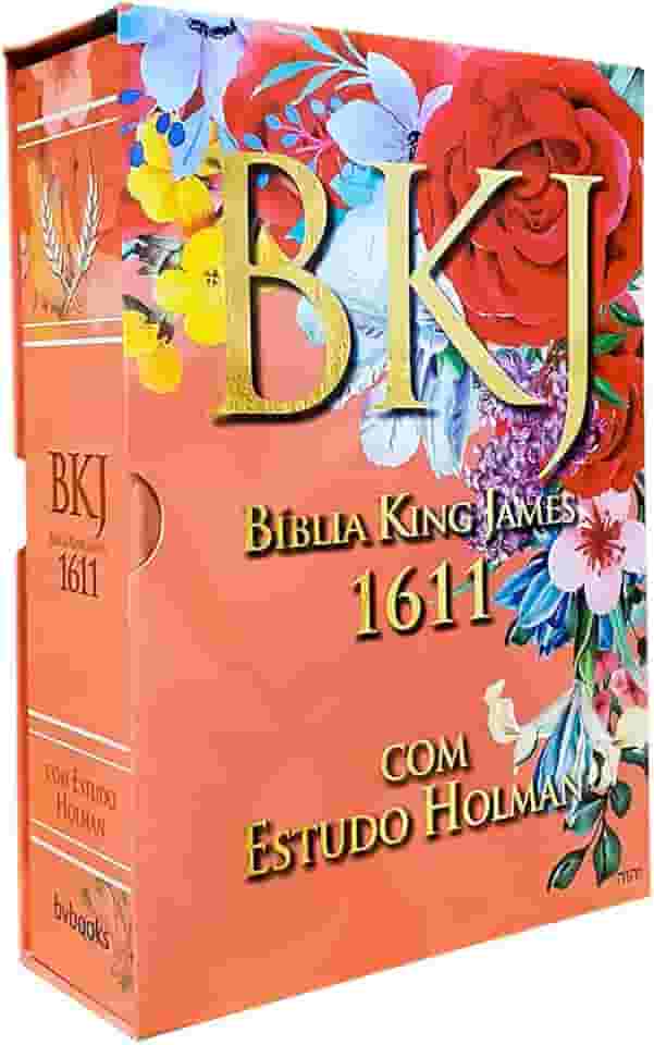 Bíblia King James Fiel 1611 com Estudo Holman - Feminina - 6° Edição
