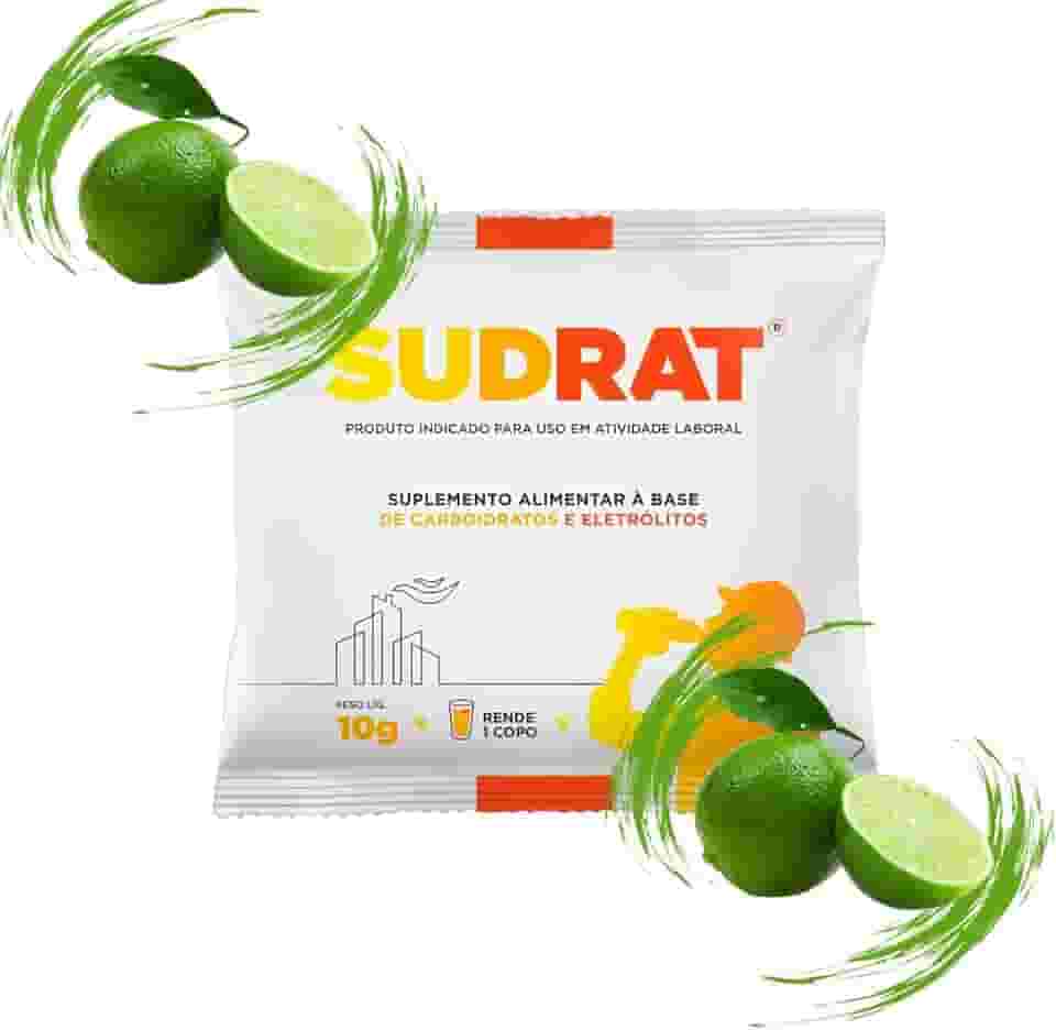 Isotônico Reidratante Em Pó Sache 10g Sudrat Caixa (25, Limão)