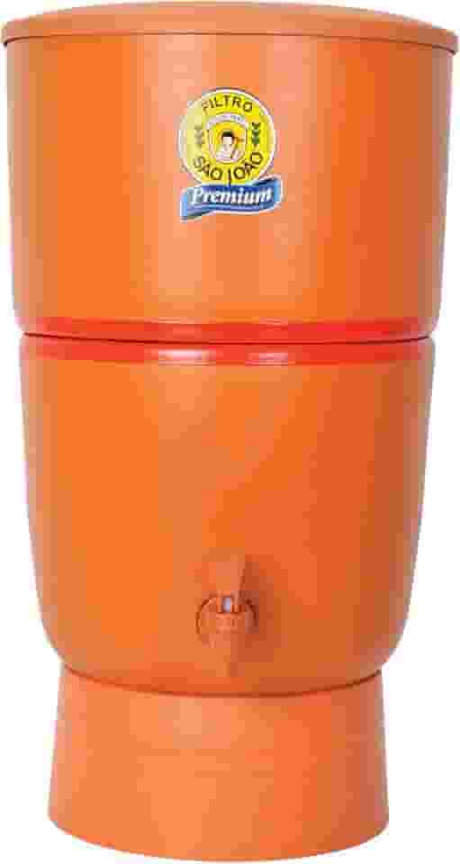 Filtro de Água de Barro Purificador São João com 3 Velas - 8 Litros Premium Filtro de Água de Barro Purificador São João com 3 Velas 8 Litros Premium