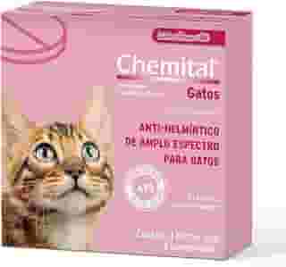 CHEMITEC Chemital Cats Anti-Helmíntico De Amplo Espectro Para Gatos