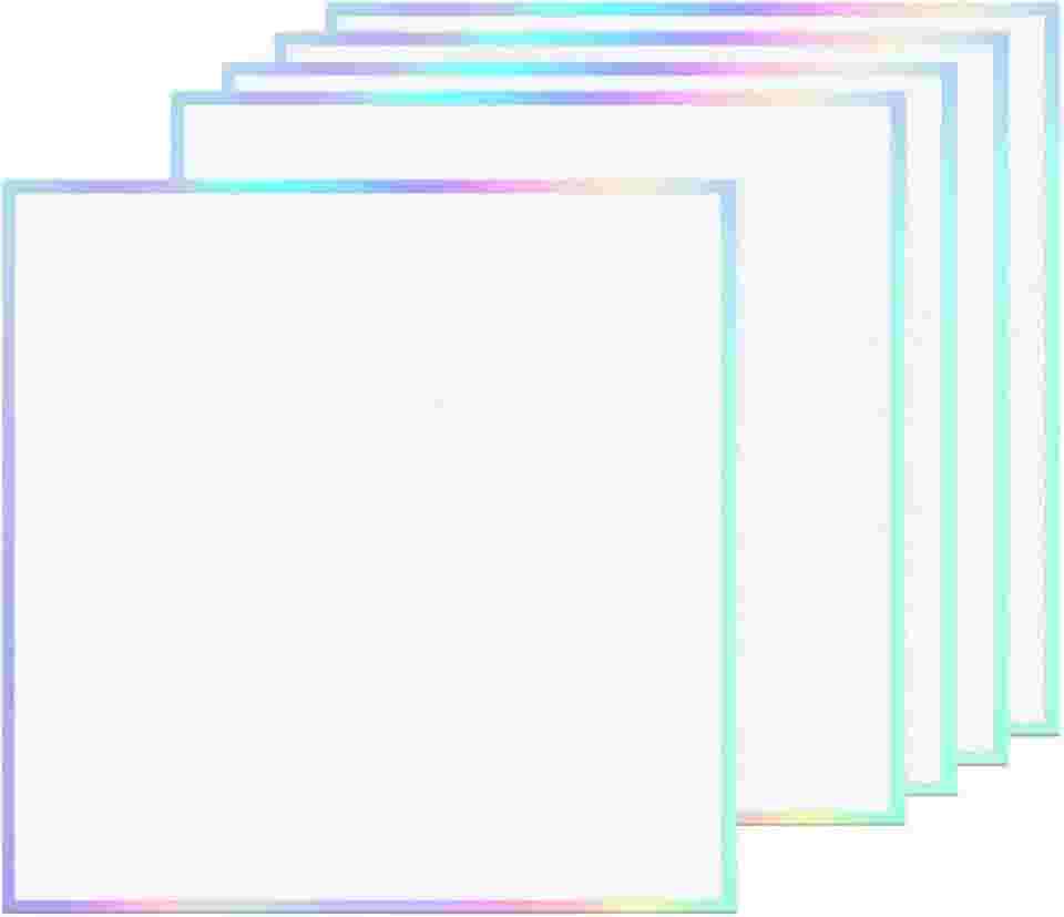 Conjunto de 5 Pranchetas Japonesas Shikishi, Pranchetas para Assinatura, Papel para Desenho de Anime, Papel Washi, Quadradas, para Marcadores, Esboços, 10cmx10cm